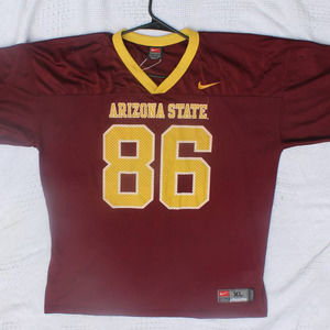 Vintage Nike Arizona State Sundevils jersey burgundy gold size XL
